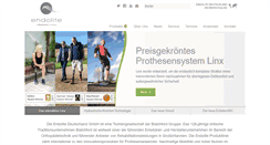 Desktop Screenshot of endolite.de